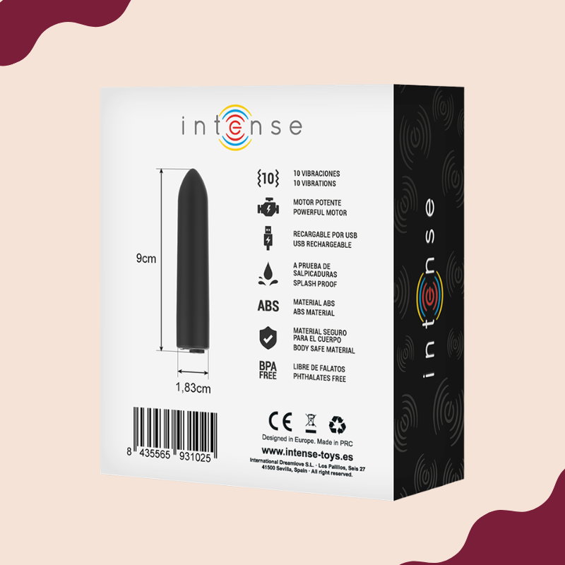Balle Vibrante Compacte 10 Modes Rechargeable - Jeux et Desirs