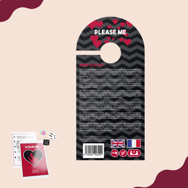 Please Me Play XXX – Jeu Érotique pour Couples - Jeux et Desirs