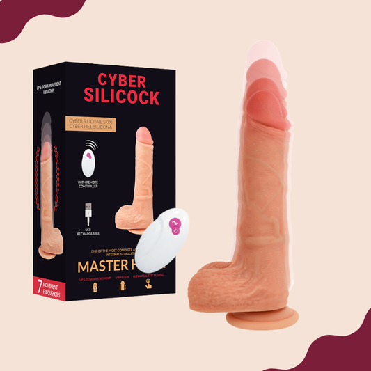 Vibromasseur Réaliste avec Télécommande Rechargeable - Jeux et Desirs